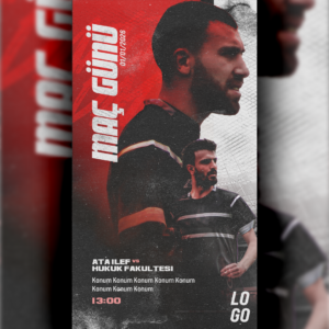 Maç Günü Story PSD Şablonu