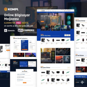Kompi - Bilgisayar Mağazası WordPress Şablonu