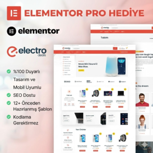 Electro Sanal Mağaza WordPress Şablonu